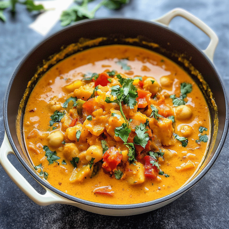 Chickpea and Vegetable Coconut Curry Recipe
