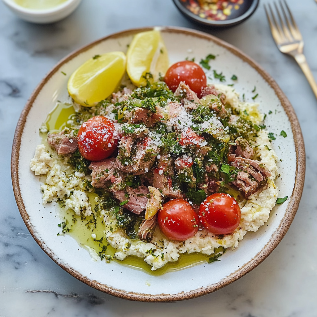 Mezze Plate with Toasted Za’atar Pita