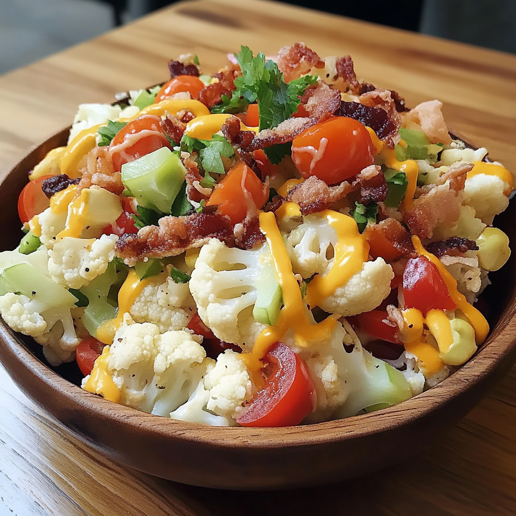 Ranch Cauliflower Salad Recipe