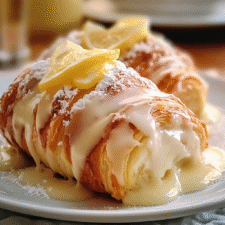Lemon Cheesecake Crescent Rolls