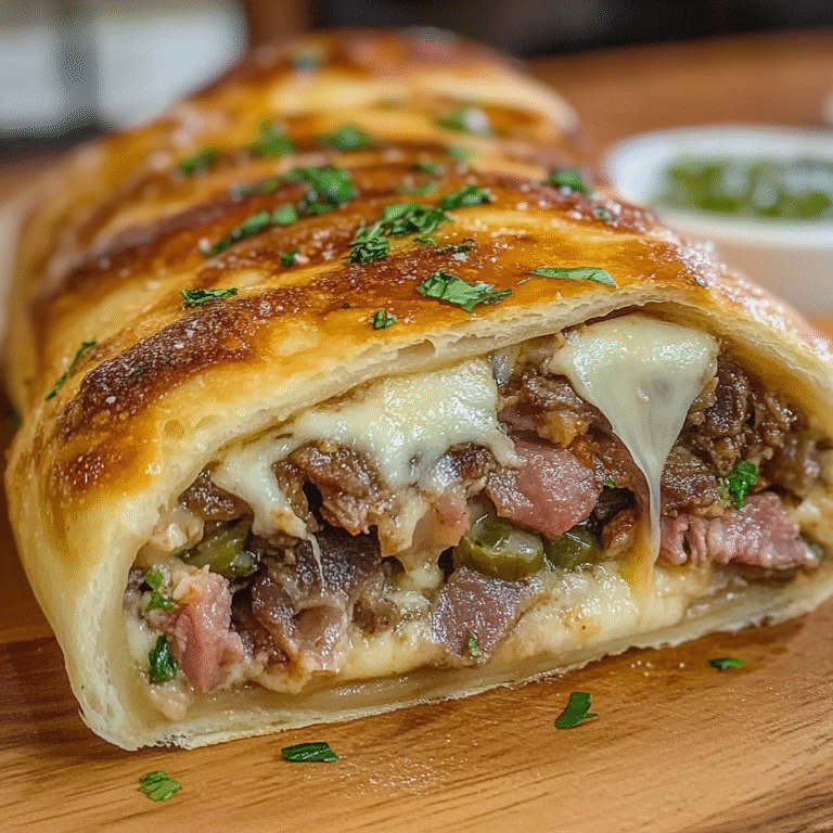 Philly Cheesesteak Stromboli Recipe