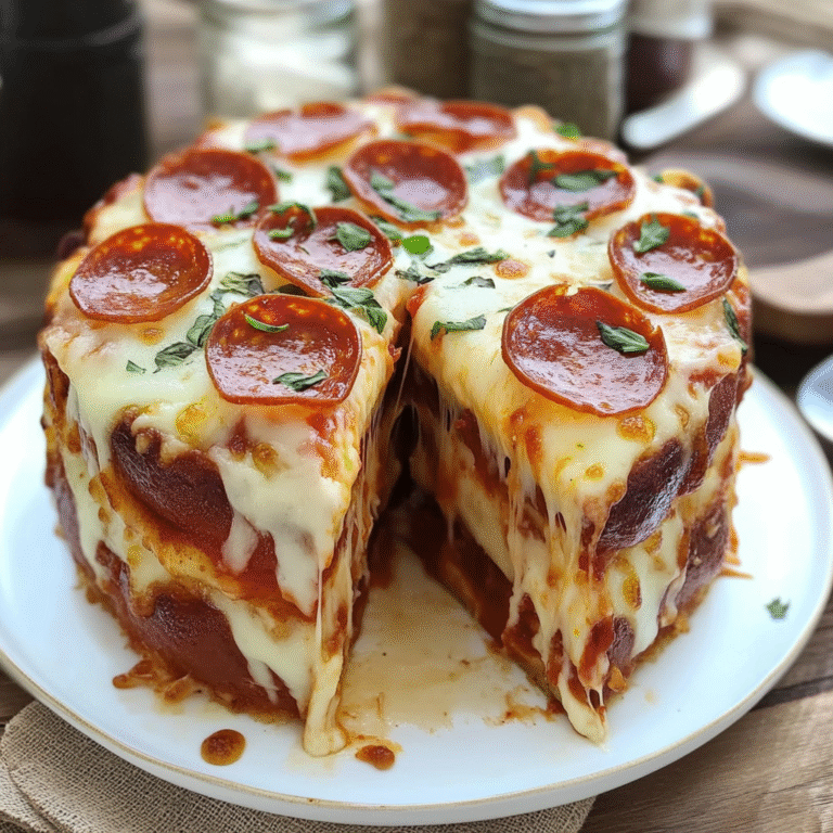 Pizza Cake Recipe