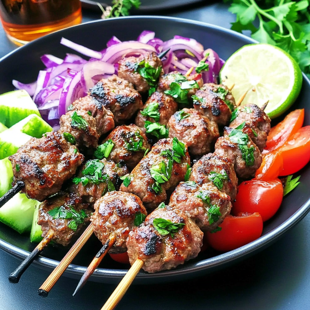 Ground Beef Kabobs
