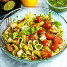 Lime Chicken Pasta Salad