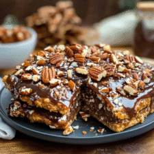 Delicious Maple Pecan Christmas Crack