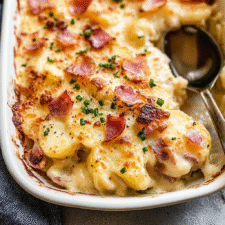 Scalloped Potatoes with Ham and Cheese