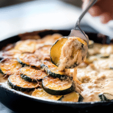 Easy Scalloped Zucchini