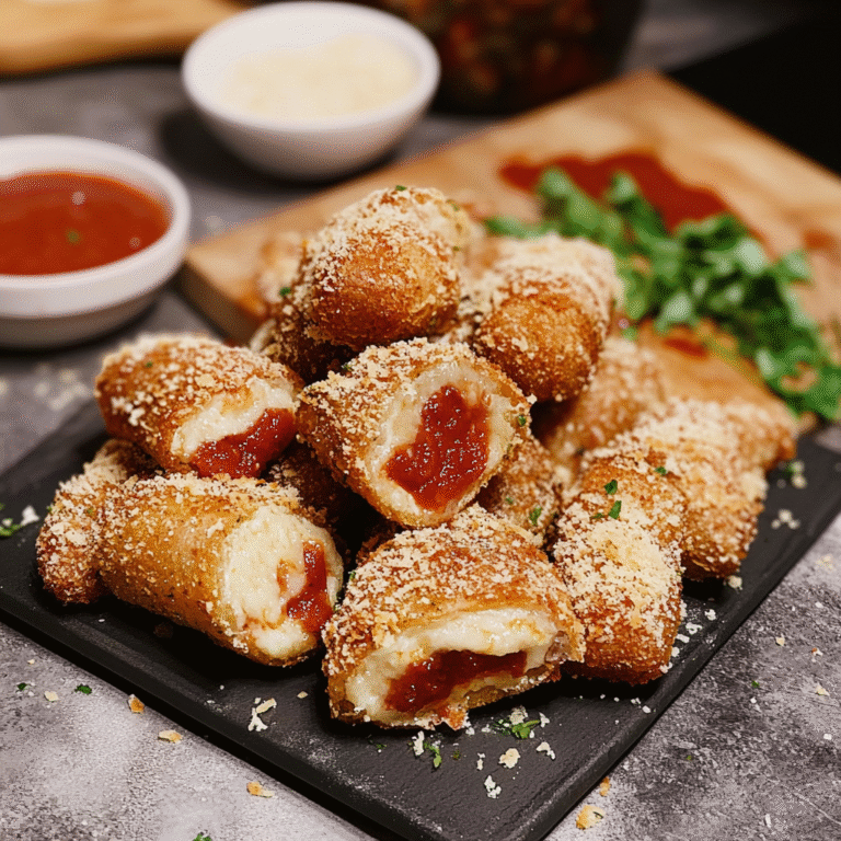 Cheesy Air Fryer Pizza Rolls