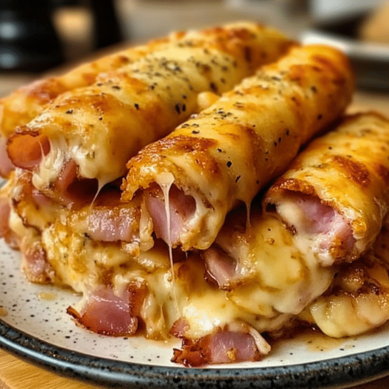 Easy Ham and Cheese Sticks Recipe