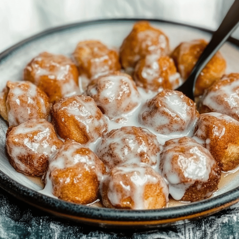 Delicious Cinnamon Bites Topped with Icing Recipe