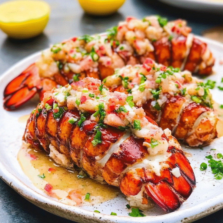 Delicious Broiled Lobster Tail Recipe
