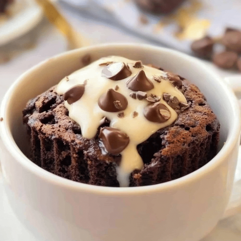 Easy Brownie in a Mug Recipe