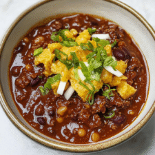 Delicious Ground Beef Chili