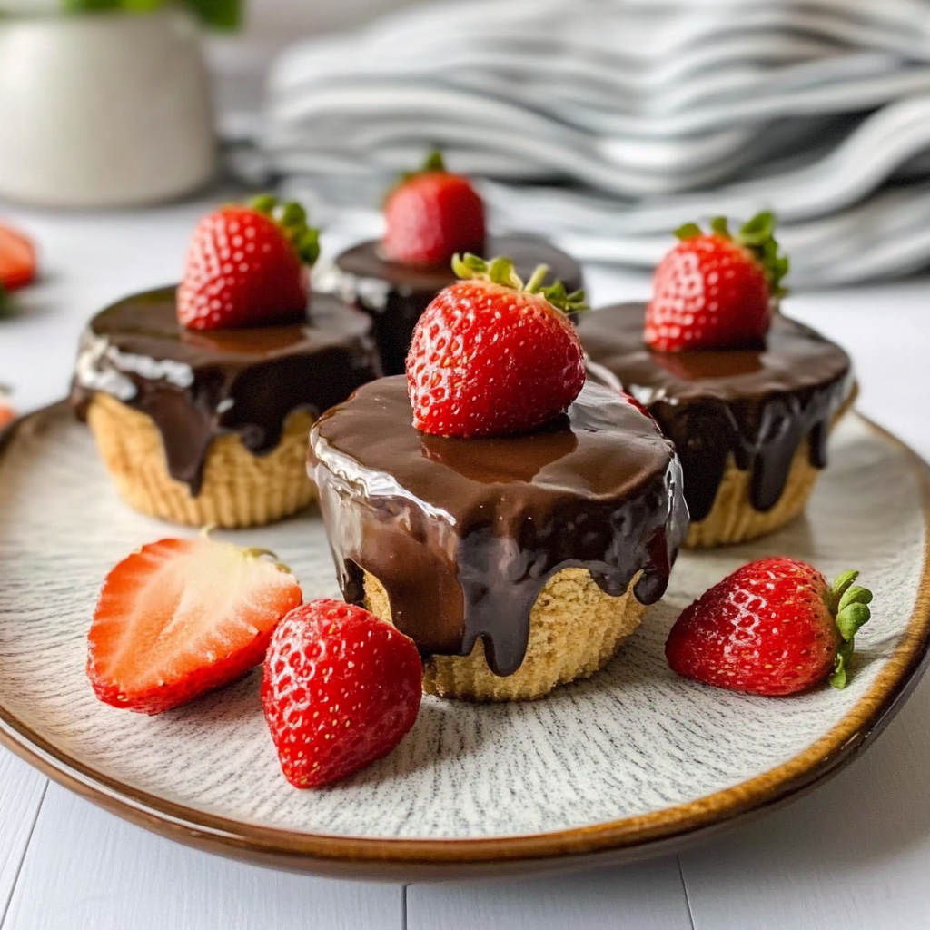 Chocolate Covered Cheesecake Strawberries Recipe