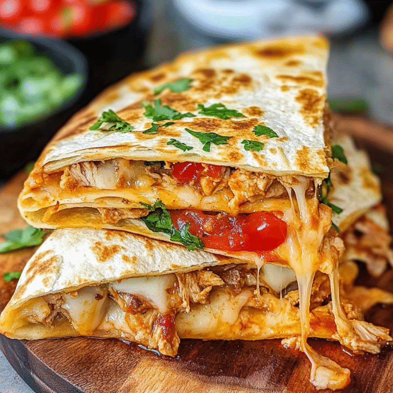 Delicious Chicken Fajita Quesadilla Recip
