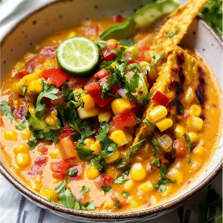 Mexican Corn Chicken Soup Recipe