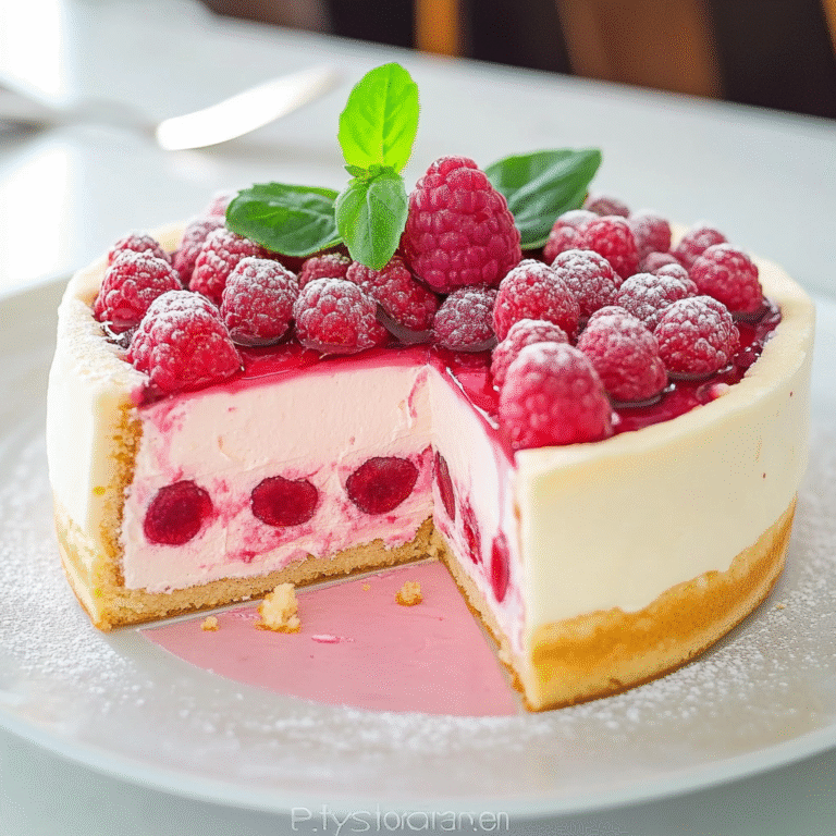 Raspberry Charlotte Cake Recipe