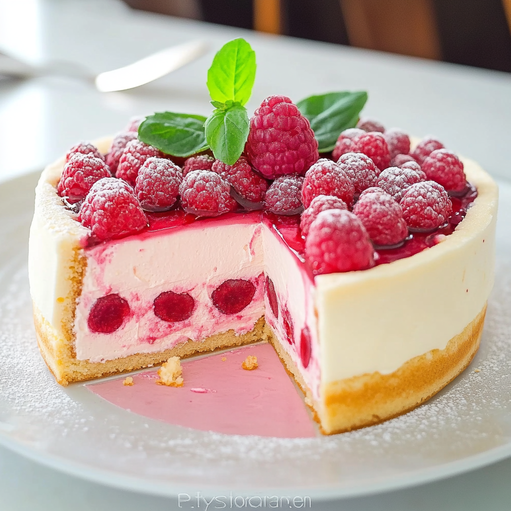 Raspberry Charlotte Cake Recipe