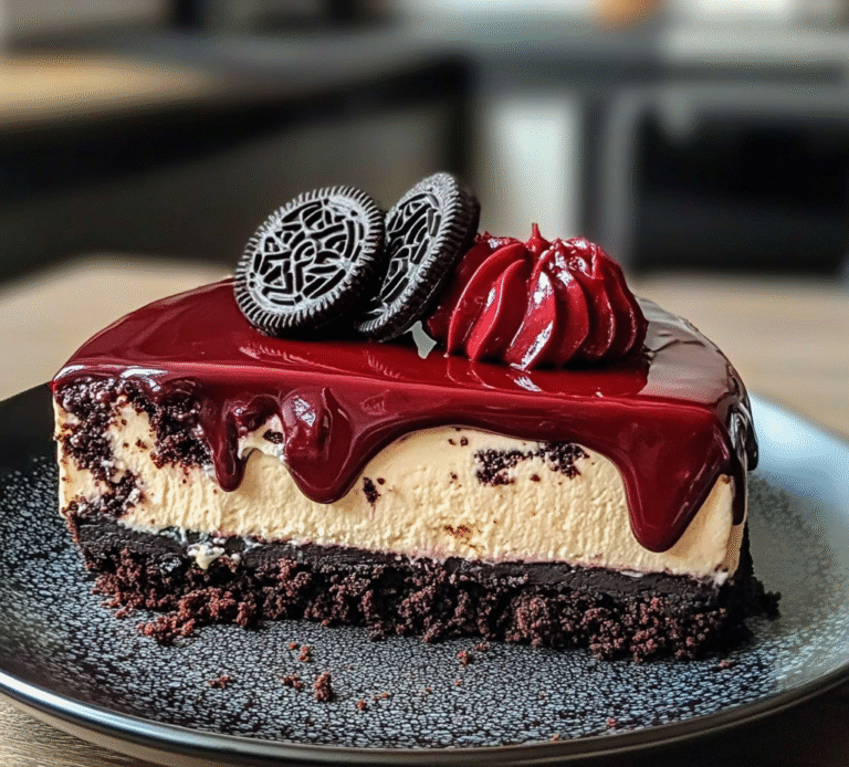 Red Velvet Oreo Cheesecake Recipe