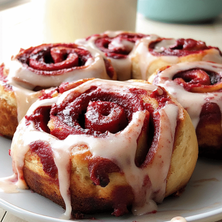 Red Velvet Cinnamon Rolls Recipe
