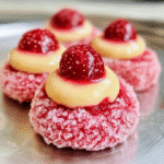 Red Velvet Cream Cheese Thumbprint Cookies