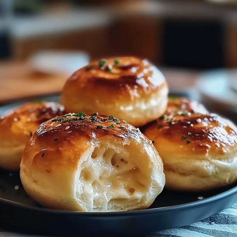 Pillsbury Biscuit Garlic Butter Cheese Bombs