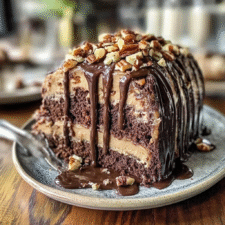 Irresistible Chocolate Pecan Dream Cake