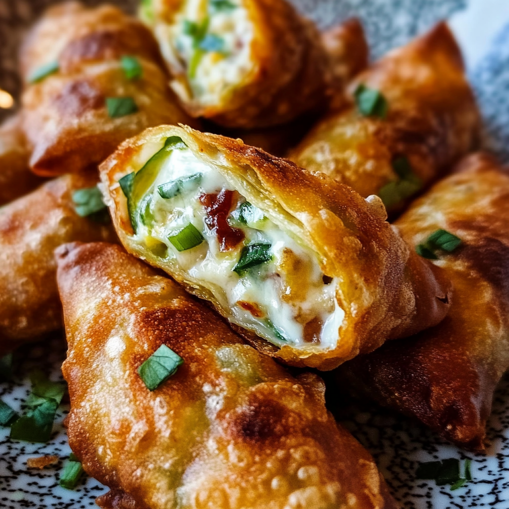 Jalapeno Popper Egg Rolls