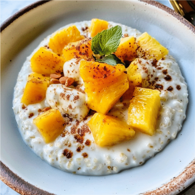 Cottage Cheese Breakfast Bowls with Pineapple