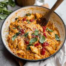 ONE PAN “MARRY ME” CHICKEN ORZO