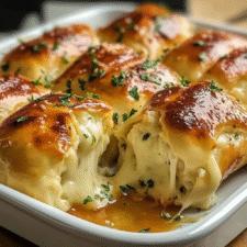 Cheesy Chicken Crescent Rolls