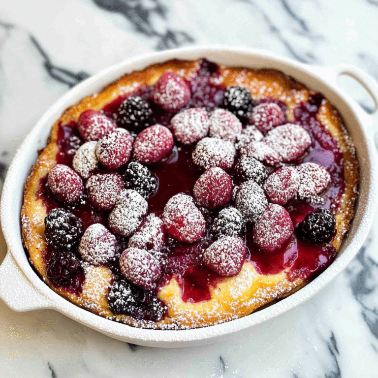 Irresistible Cherry Clafoutis