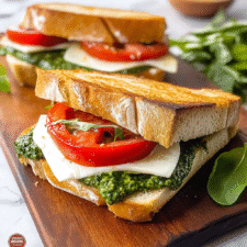 Caprese Sandwich with Pesto