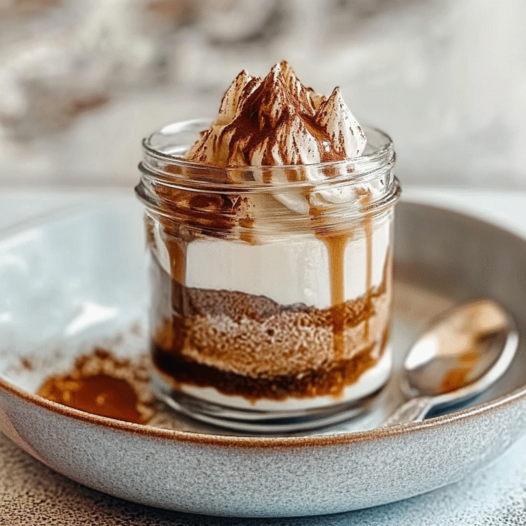 Mason Jar Tiramisu