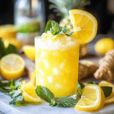 Refreshing Pineapple Ginger Lemonade