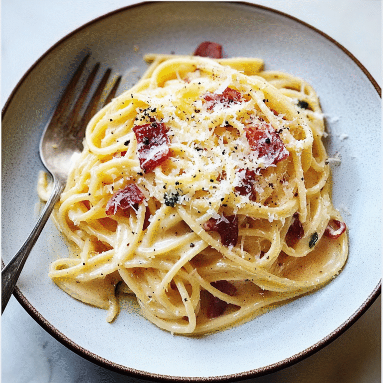 Creamy Pasta Carbonara