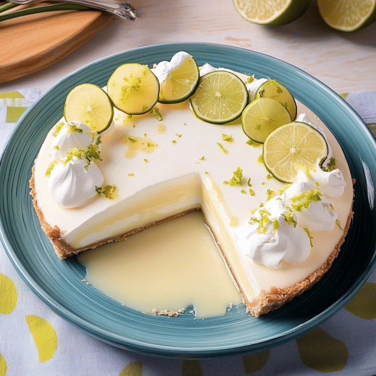 No Bake Key Lime Pie Recipe