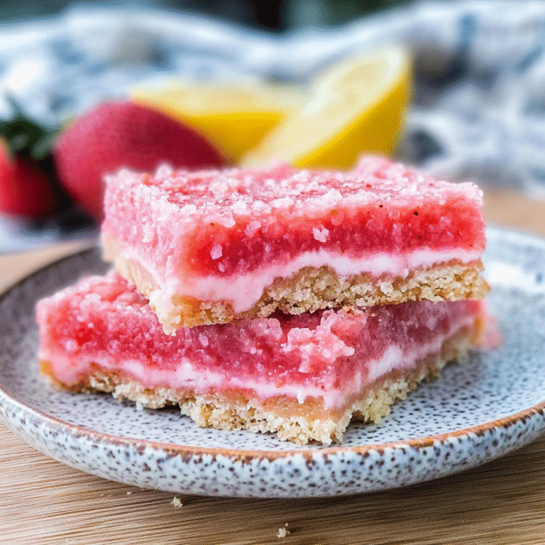 Strawberry Lemon Bars
