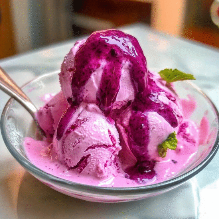 Dragon Fruit Sorbet