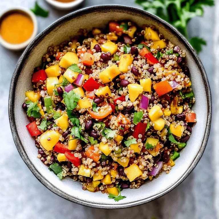 Tropical Quinoa Salad with Mango & Black Bean