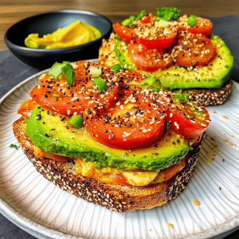 Avocado Toast with Tomato