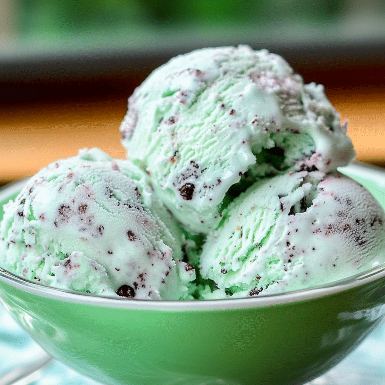 Mint Chocolate Chip Ice Cream Recipe