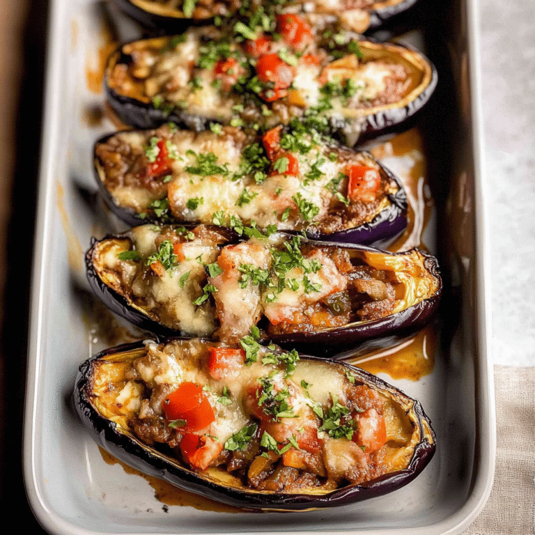 Stuffed Mediterranean Eggplant Recipe