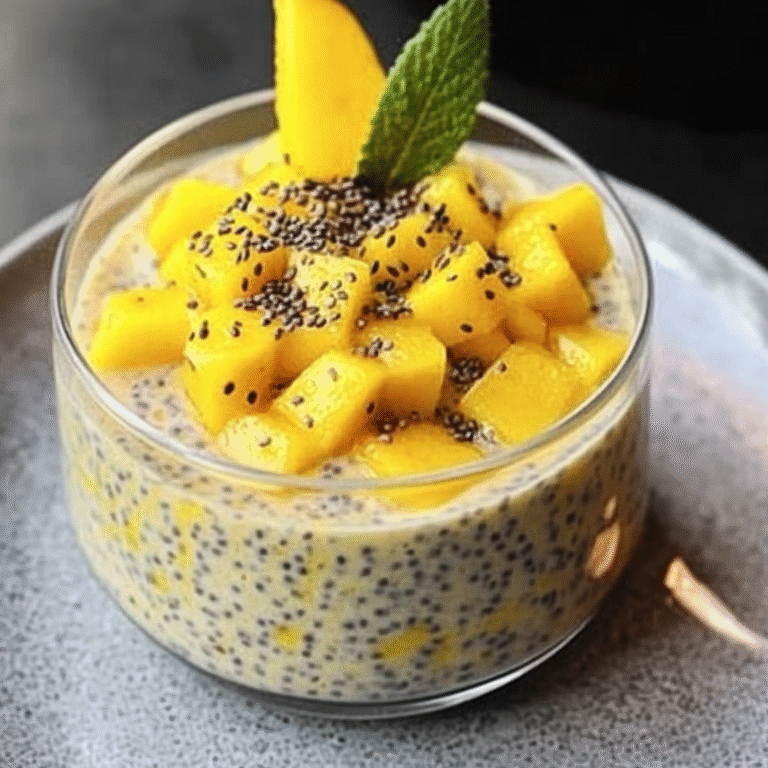 Chia Pudding with Mango