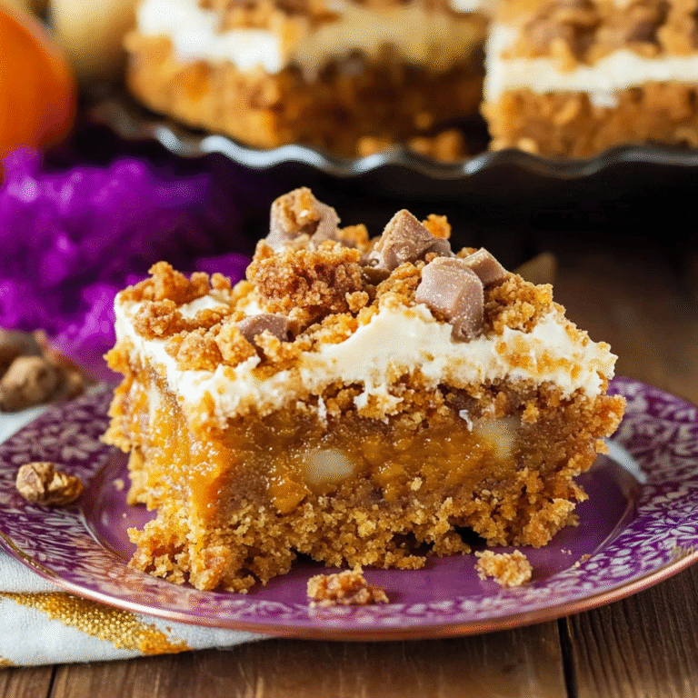 Pumpkin Spice Fall Treats Bars Recipe