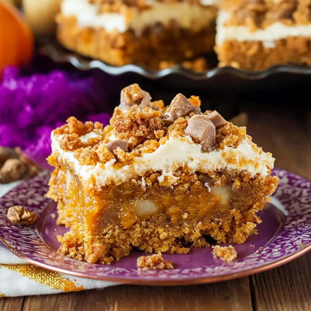 Pumpkin Spice Fall Treats Bars Recipe