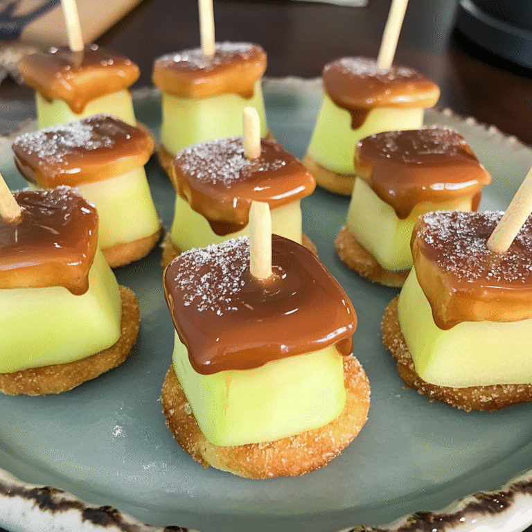 Caramel Apple Fall Treats Bites Recipe