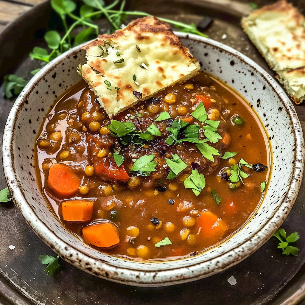 Warm Lentil Soup Recipe