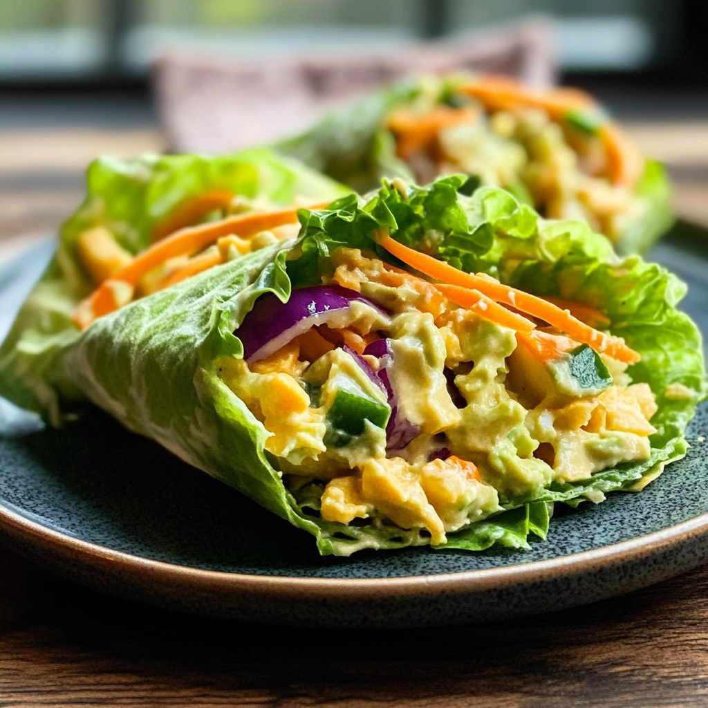 Avocado Egg Salad Wraps