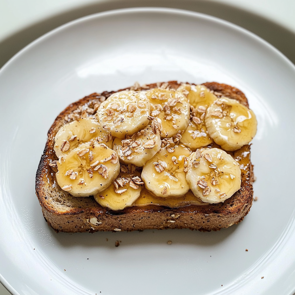 Banana Almond Butter Toast Recipe